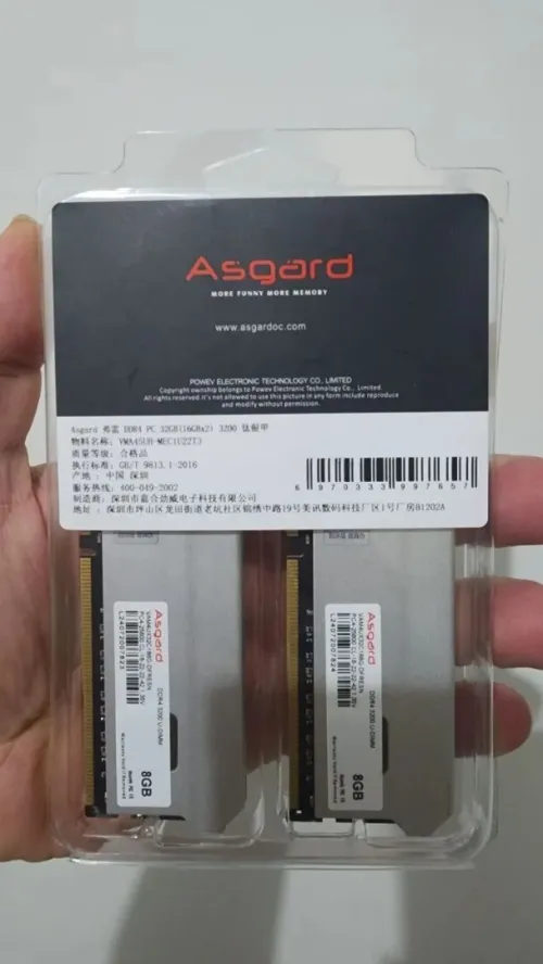 RAM DDR4 ASGARD T3 16 GB