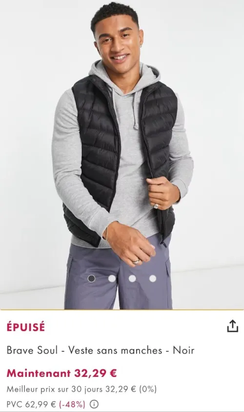 Gillet doudoune sans manche