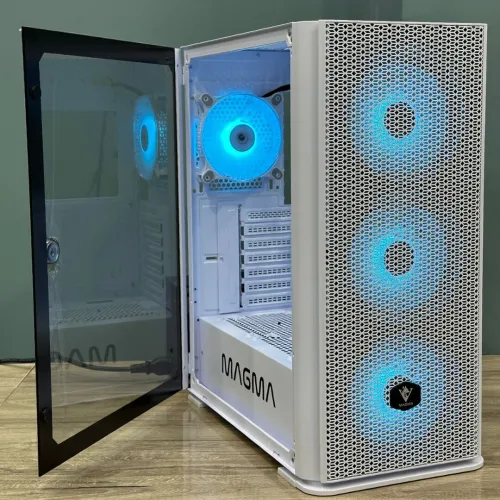 CASE MAGMA MI1 4FANS ARGB WHITE