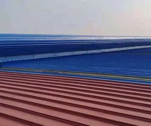 tuile en acier Colorée