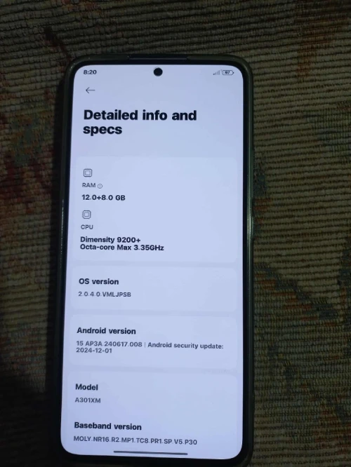 Xiaomi MI 13t pro اسم الموديل A301xm النسخة اليابانية