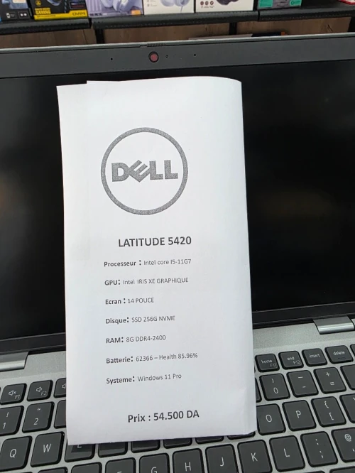 Laptop DELL Latitude 5420 i5 11ème 14" 8/256 WIN11 Pro