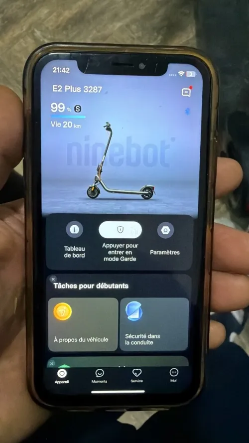 Trottinette ninebot