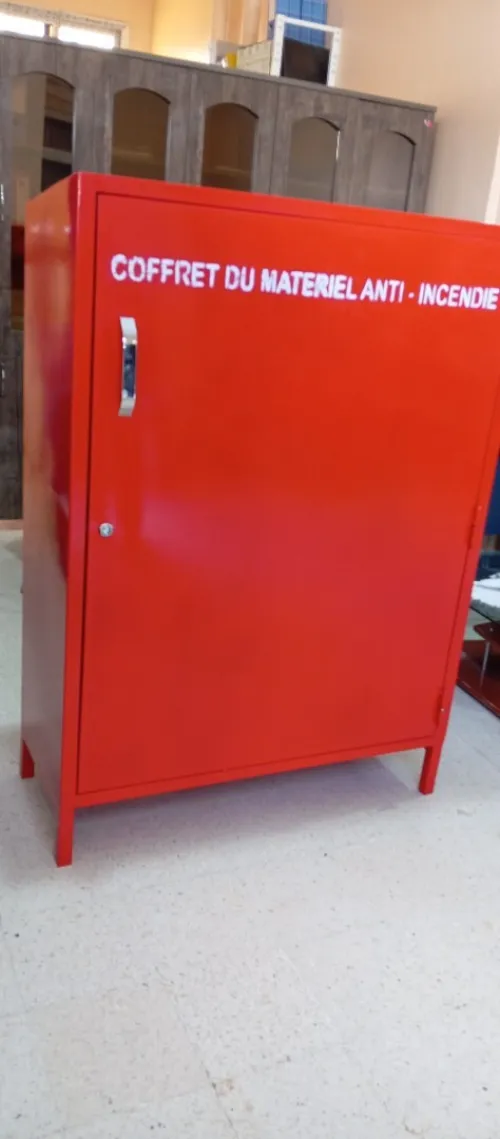 Coffret du materiel anti-incendie