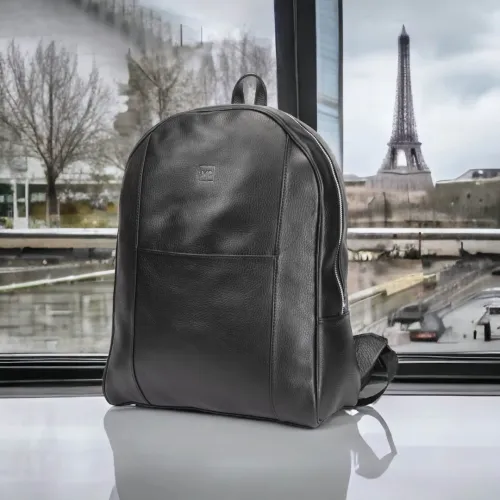Cartable en véritable cuir 