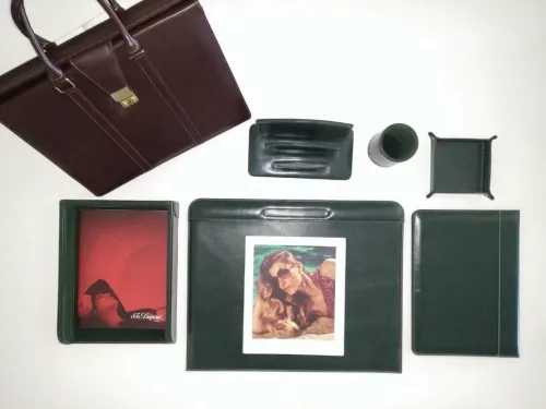 Cartable en cuir cadeaux de fin d'année 