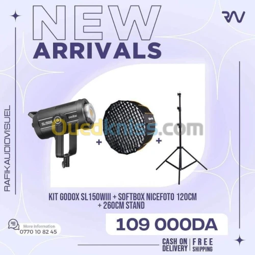 Kit lumière continue Godox SL150III 