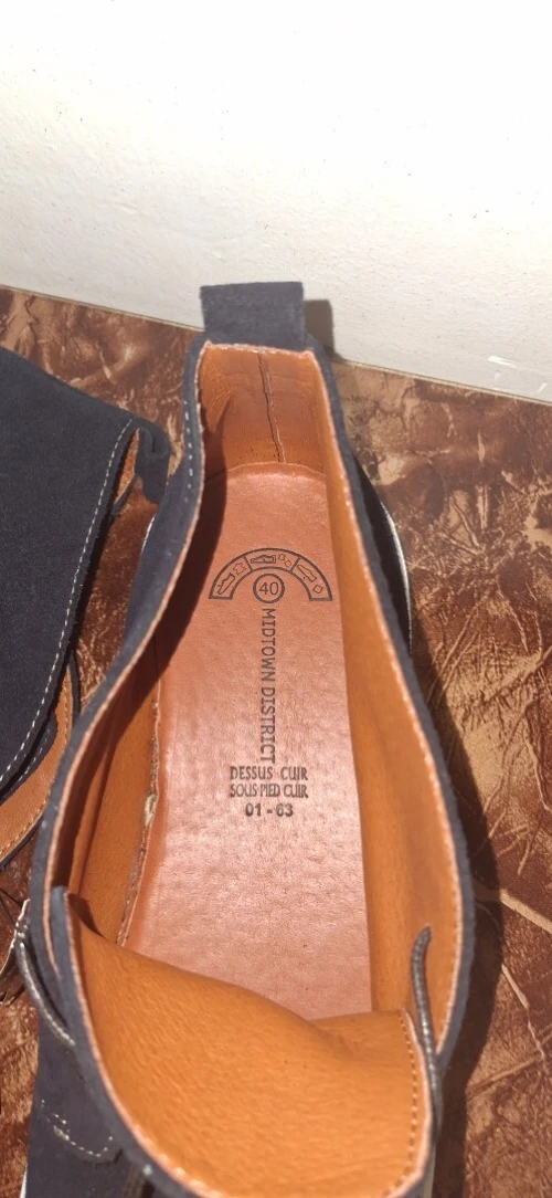 Chaussure en daim