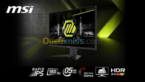 Ecran MSI MAG 275QF fast IPS 27" 2k WQHD 180hz 0,5ms