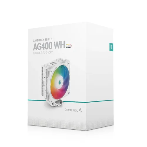 AIR COOLING DEEPCOOL AG400 WHITE  ARGB 