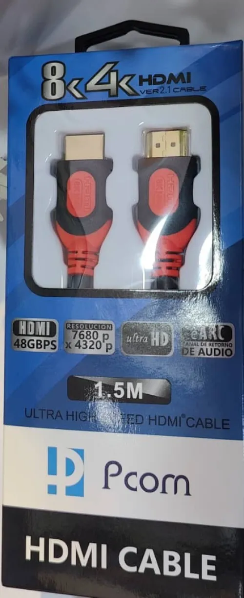 Cable HDMI  ver 2.1 CABLETIME Certifié 4K/144Hz 8K/60Hz 48Gbps Ultra HD