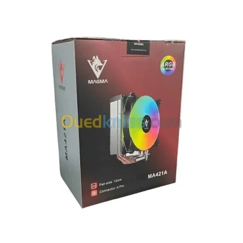 Air Cooling MA421A MAGMA FAN ARGB 12CM BLACK