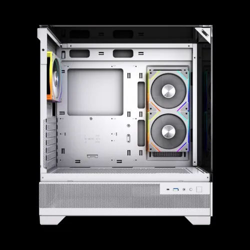 BOITIER NOX FUSION ASPIRE GLASS EDITION ( 3 FAN ARGB ) WHITE