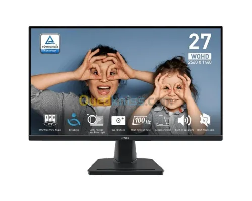 ECRAN MSI PRO MP275Q 27'' - IPS - 100HZ - WQHD 2K