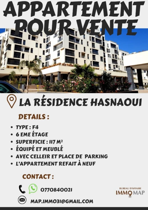 Vente Appartement F4 Oran Bir el djir