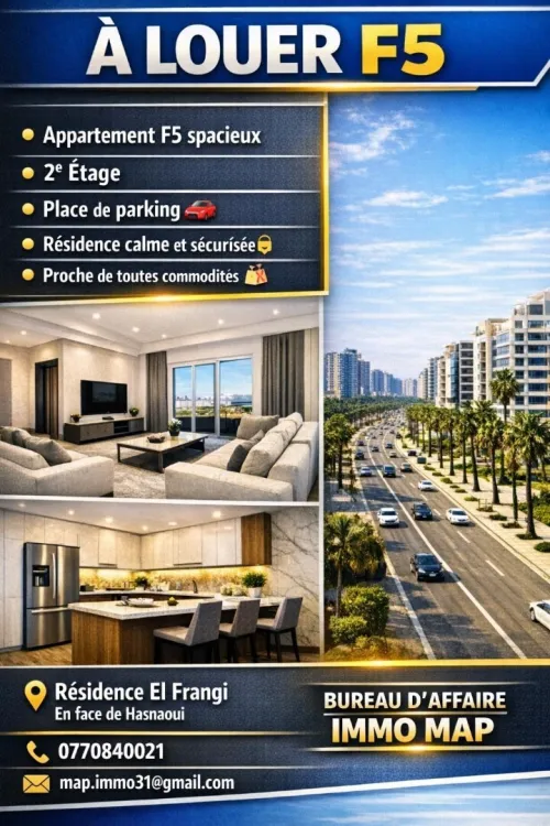 Location Appartement F5 Oran Bir el djir