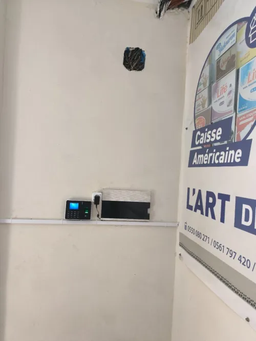 installation pointeuse et contrôle D'accès