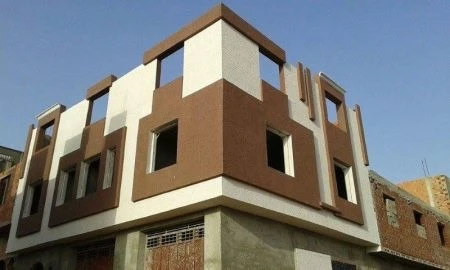 Painture du facade en monocouche 