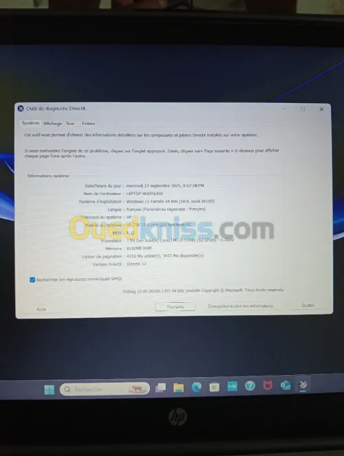 Laptop HP 250 G10 i5-1334U 15,6 pouces 