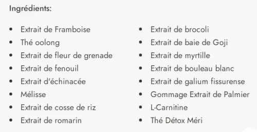 Meri Detox tea Detox Tea 60 pièces 1 mois d'utilisation maigrir naturellement شاي التنحيف