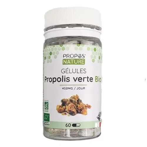 Propos Nature Apitherapie Propolis Verte Bio 60 gelules