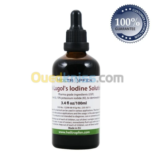 heiltropfen 5% SOLUTION D'IODE DE LUGOL 100ML لوغول 5% محلول اليود 