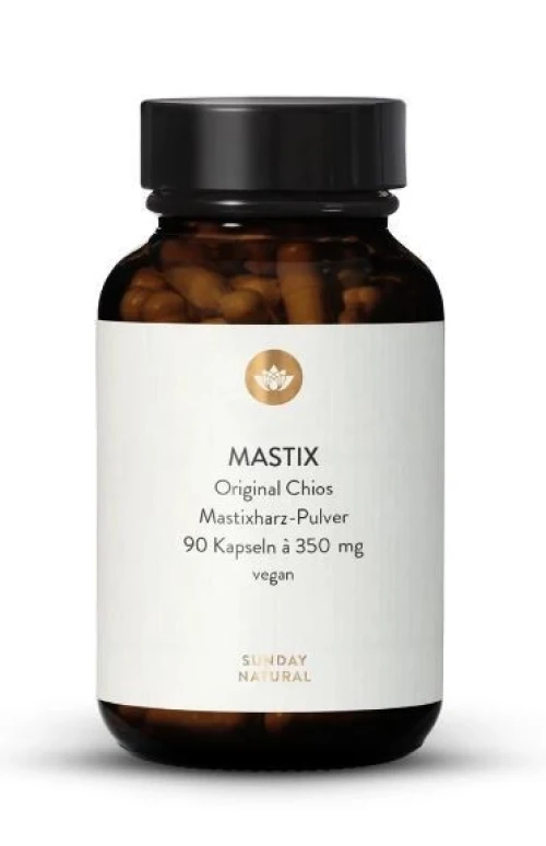 SUNDAY GOMME MASTIC ( Produit allemand ) - MASTIC GUM - 90 CAPSULES 350 MG  المستكة كبسولات 