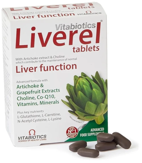 Vitabiotic Liverel Avec de la choline  qui contribue au maintien d'une  fonction hépatique normale