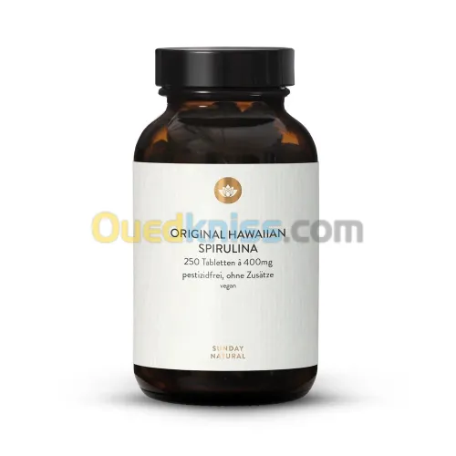 Sunday SPIRULINE HAWAÏENNE EN COMPRIMÉS سبيرولينا  هاواي    
