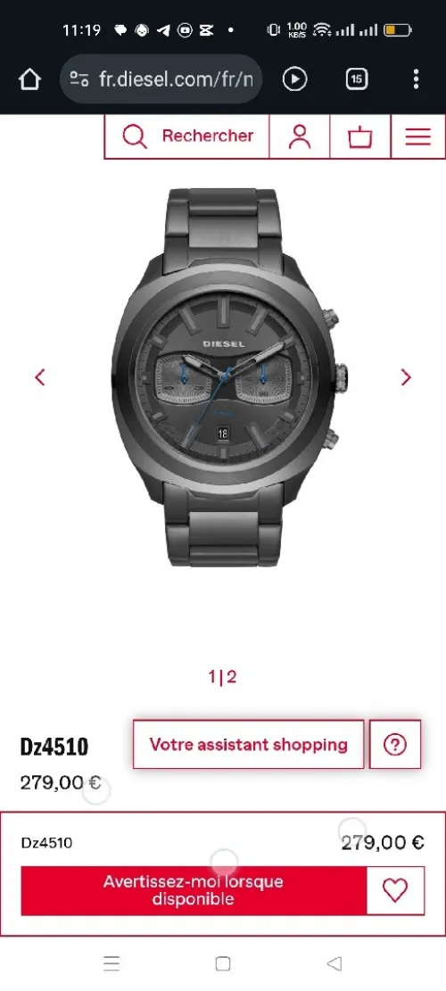 montre diesel dz4510