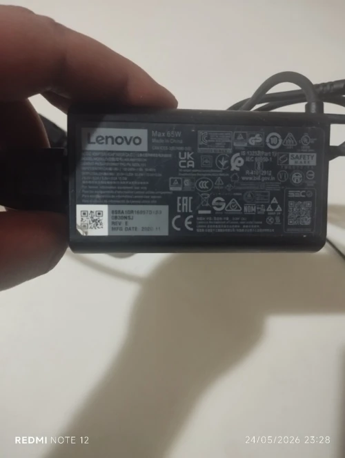 Chargeur Lenovo type c 65w fast original