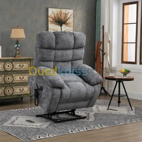Fauteuil relax releveur électrique Avec massage et chauffage dorsale 