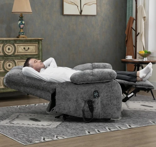 Fauteuil relax releveur électrique Avec massage et chauffage dorsale 