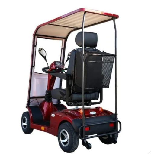 Grand scooter électrique 4W couvert 