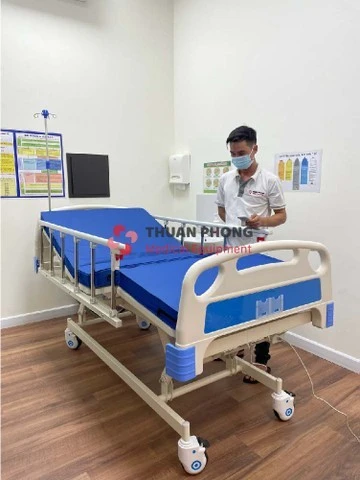 Lit médicalisé d'hôpital électrique et manuel 