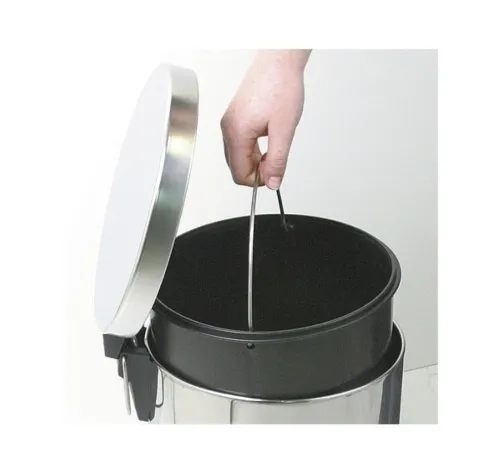 Sceau Pansement Poubelle ronde en inox 12 L  