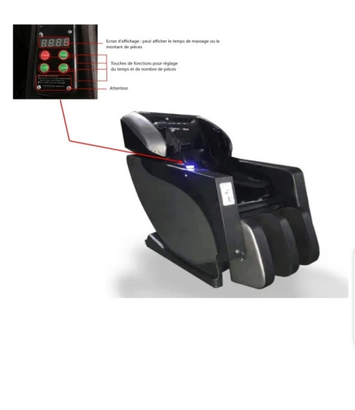 Fauteuil de massage professionnel commercial 3D