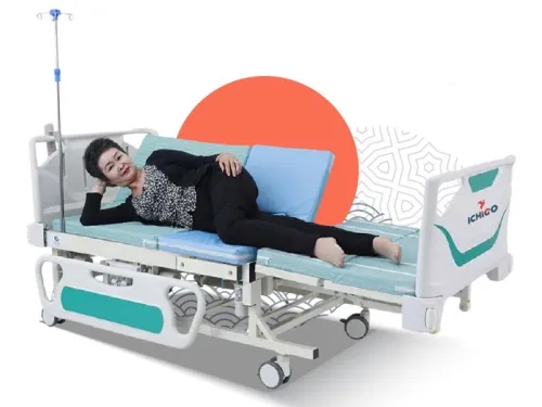 Lit médicalisé électrique multifonctions garde robe en ABS zava