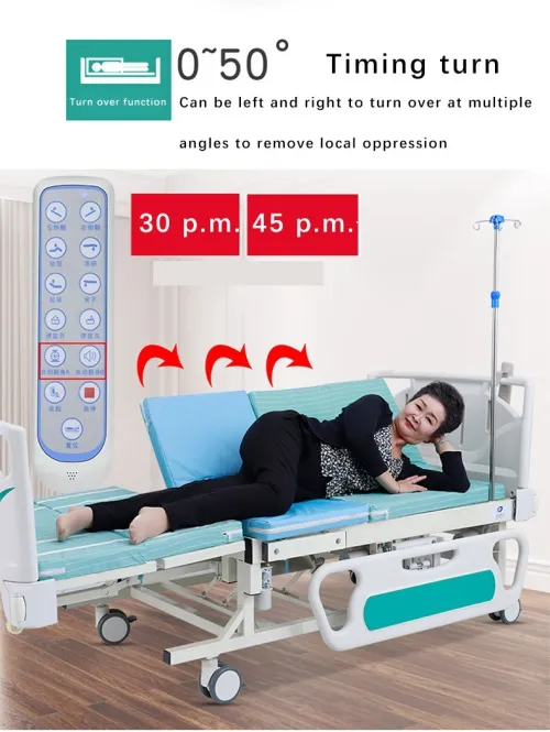 Lit médicalisé électrique multifonctions garde robe en ABS zava