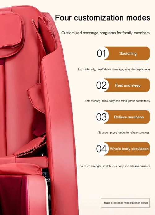 Fauteuil de massage luxueux capsule Space  