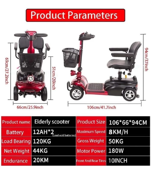 Fauteuil Scooter mobilité électrique ST1001