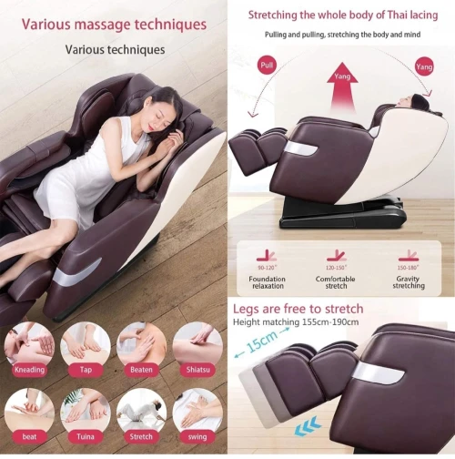 Fauteuil de massage  relaxant 4D de luxe  domestique 