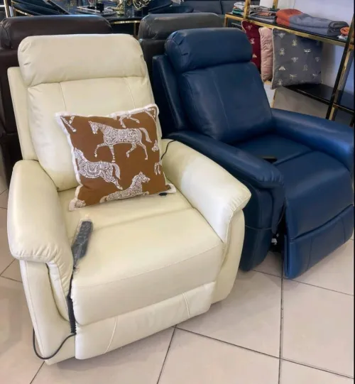 Fauteuil relax releveur électrique inclinable avec massage et chauffage dorsale 