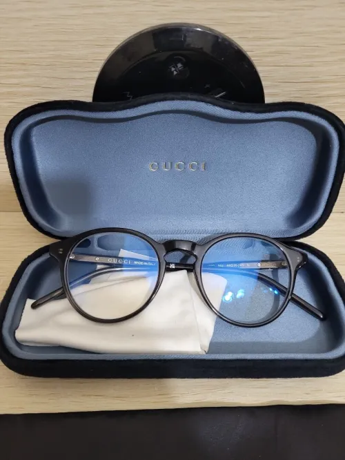 Lunettes de vue Gucci GG1160O - 002 - Marron (Brun transparent brillant)