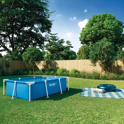 piscine METAL  frame rectangulaire 2,20x1,50x0,60 M