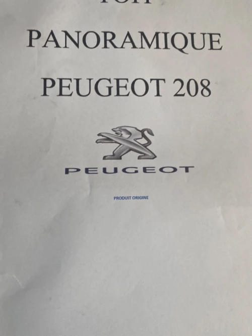 Toit Panoramique Peugeot 208 original 
