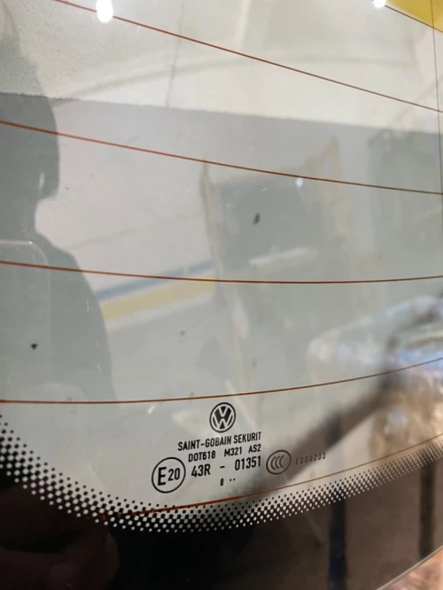 Lunette arrière golf 7 volkswagen original pare Brise arrière 