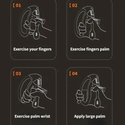 Pince de Force Reglable 10 kg jusqu'a 100 kg avec Compteur LCD  Poignée Fitness Mains & Doigts
