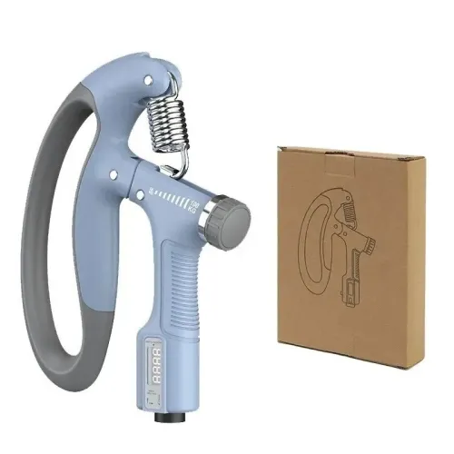 Pince de Force Reglable 10 kg jusqu'a 100 kg avec Compteur LCD  Poignée Fitness Mains & Doigts