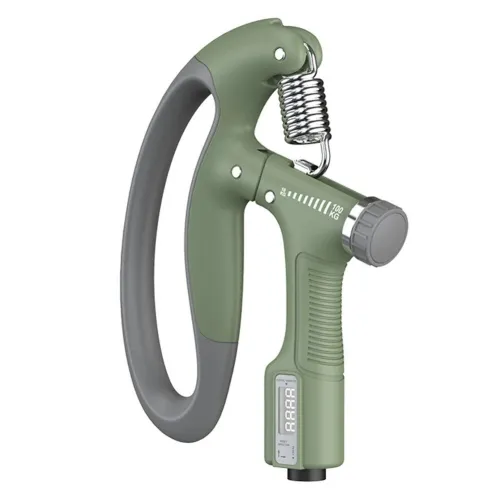 Pince de Force Reglable 10 kg jusqu'a 100 kg avec Compteur LCD  Poignée Fitness Mains & Doigts